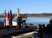Service at the National Emergency Service Memorial in Canberra. Picture supplied 