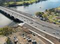 Concerns have ben raised about the future of the old Nowra Bridge, which remains closed more than a year after the new bridge opened. File photo.