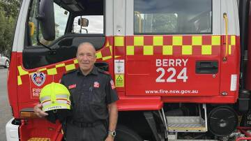 Ian Johnson from the Fire and Rescue NSW Berry Fire Station has retired after 23 years of service. Picture supplied
