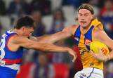 Harley Reid's fend-offs have become part of his highlights package across his first six games. (Morgan Hancock/AAP PHOTOS)