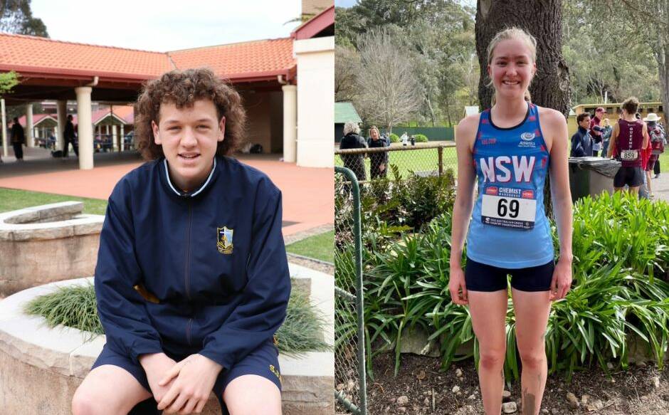 
Nic McGill (left) and Bridget Faris (right) both ran at Nationals in Adelaide. Picture by Janie Hamilton (left) and supplied (right)