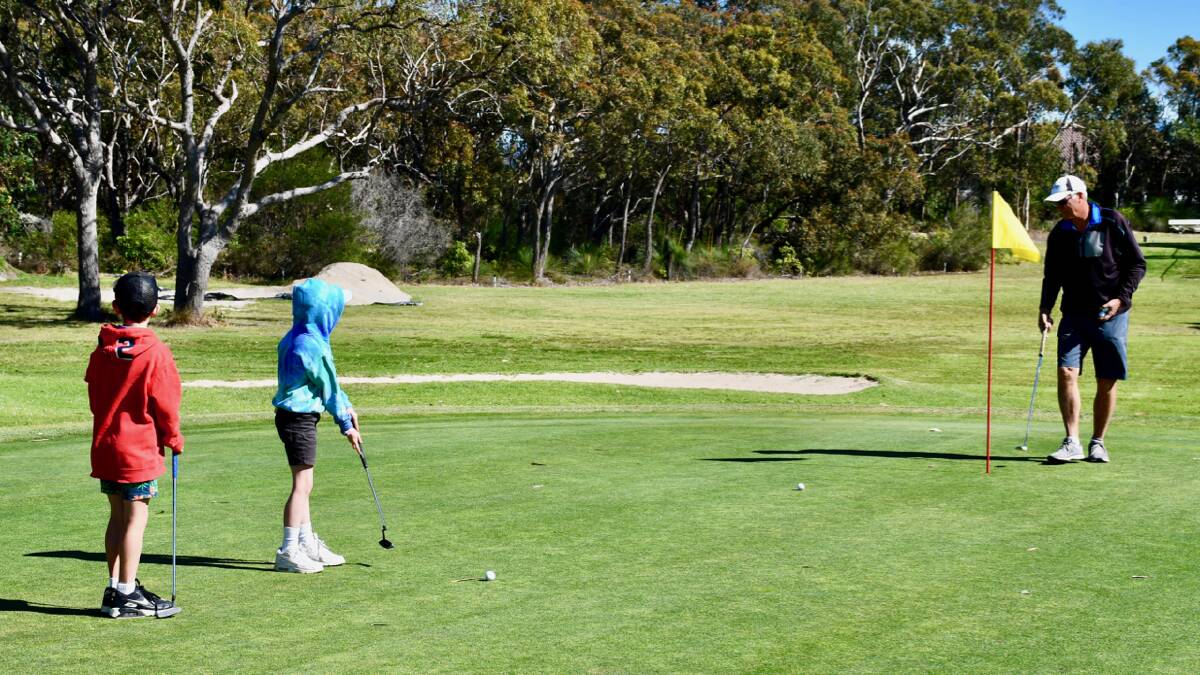 Players taking part in the 2019 event at Vincentia Golf Club. Picture by Leanne Windsor. 