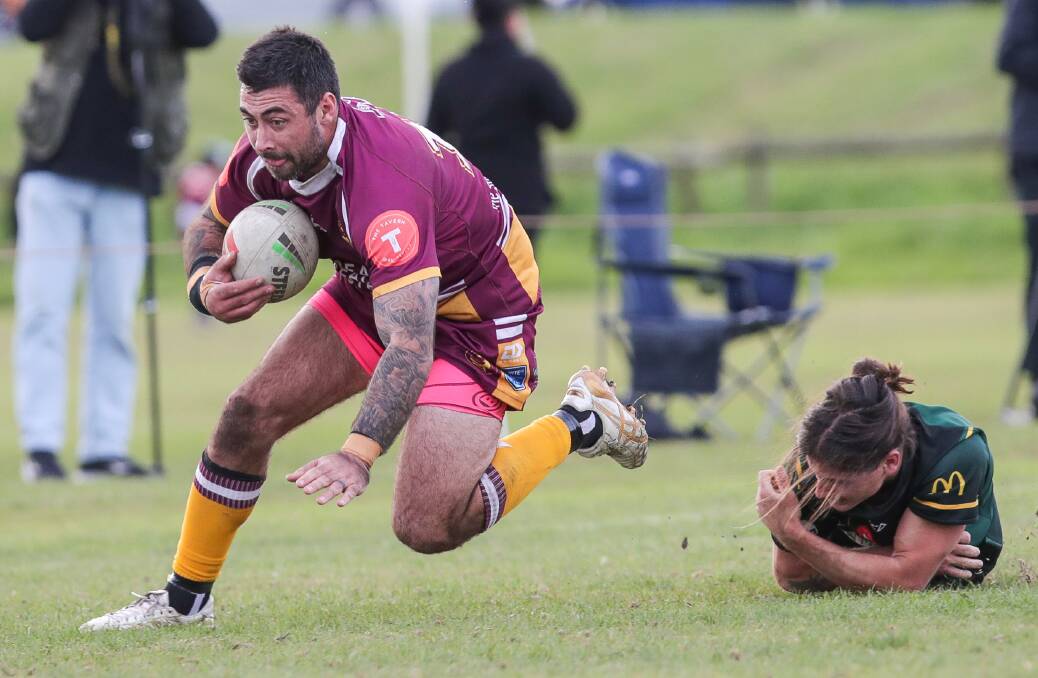 Shellharbour Sharks' skipper James Ralphs in action. Picture by Adam McLean. 