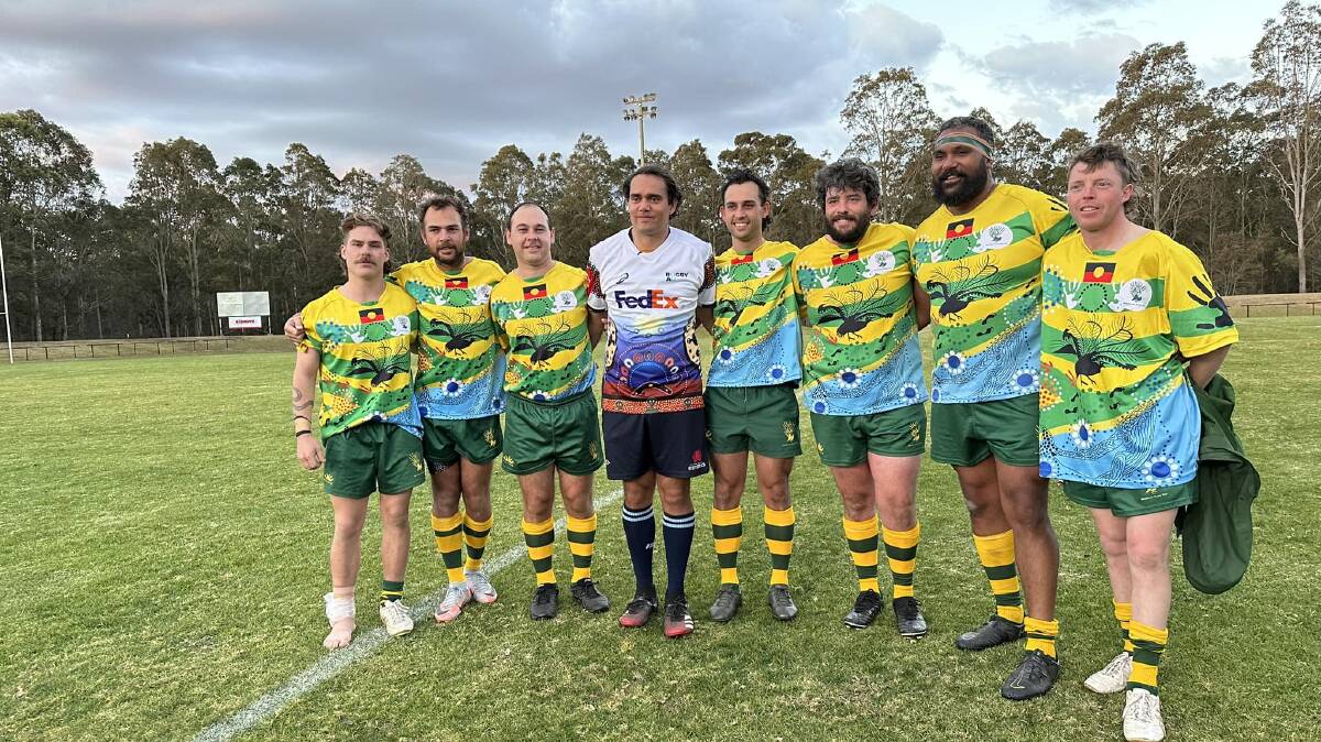 The Shoalies in their special edition NAIDOC round jerseys. Picture supplied.