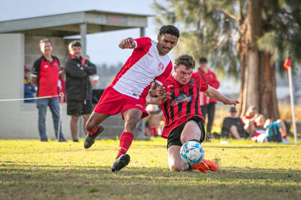 St Georges Basin Dragons and Shoalhaven United Bears battling round 18. Picture by Tamara Lee. 