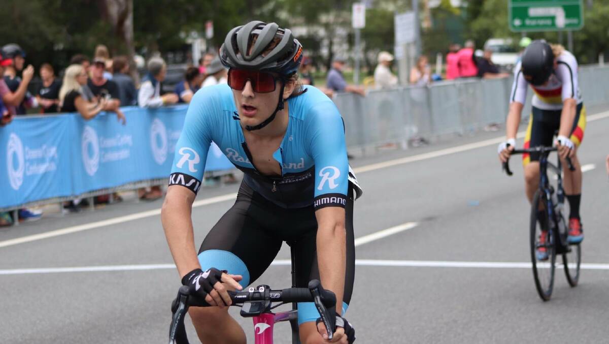 Harry Ludman at the Oceania Junior Road Championships. Picture supplied. 