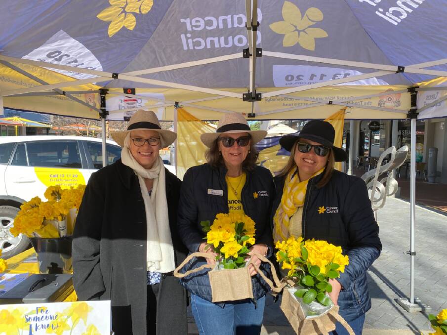 Daffodil Day is springing up at Nowra Stockland on August 31 - get your bright yellow bunch from Cancer Council NSW. Picture supplied.