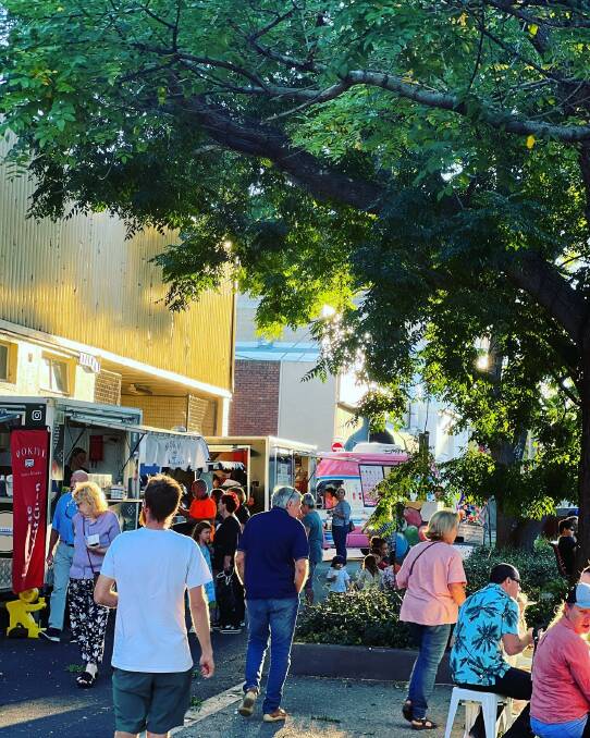 Not up to cooking mid-week? Eats and Beats in Nowra has your evening sorted, with local food trucks and musicians. Picture supplied.