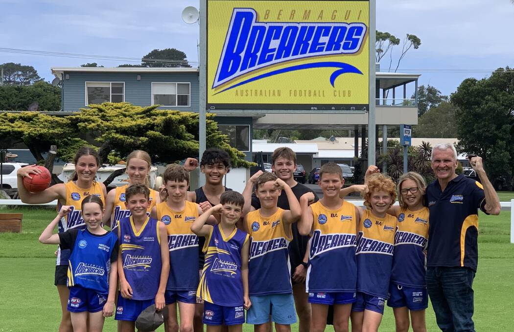 All Bermagui Breakers junior AFL players will get free registration this season. Picture by Kylie Scott