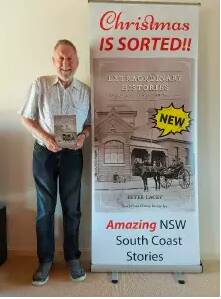 Peter Lacey, historian and author of 'Extraordinary Histories', the first history of the entire NSW South Coast. Picture supplied