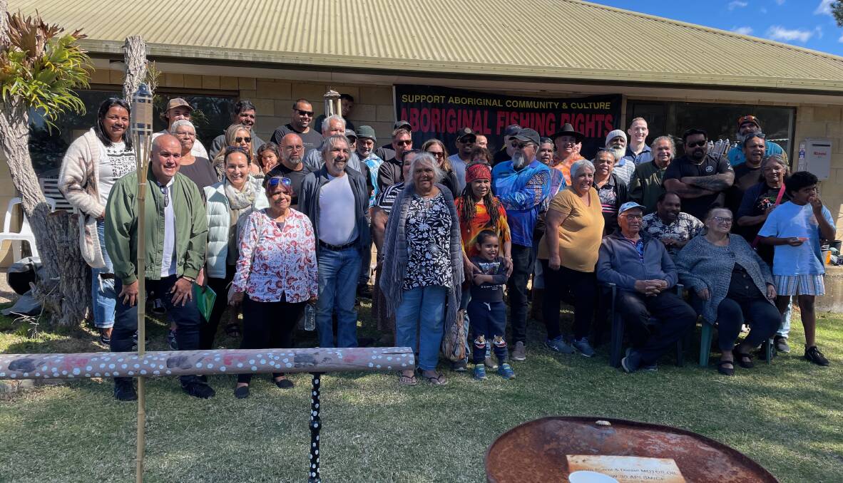 About 50 people gathered in Bingie on September 9 to discuss the referendum on the Voice to Parliament and the South Coast Aboriginal Fishing Rights class action. Picture by Marion Williams
