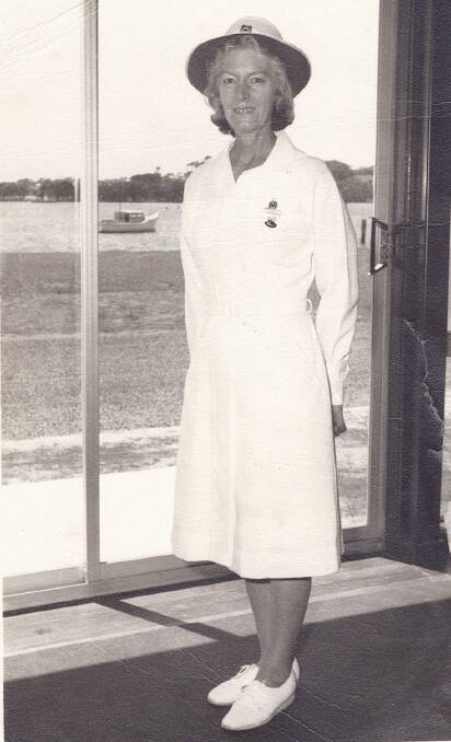 Joy Norris was a foundation member of the Greenwell Point Bowling Club. Picture supplied.