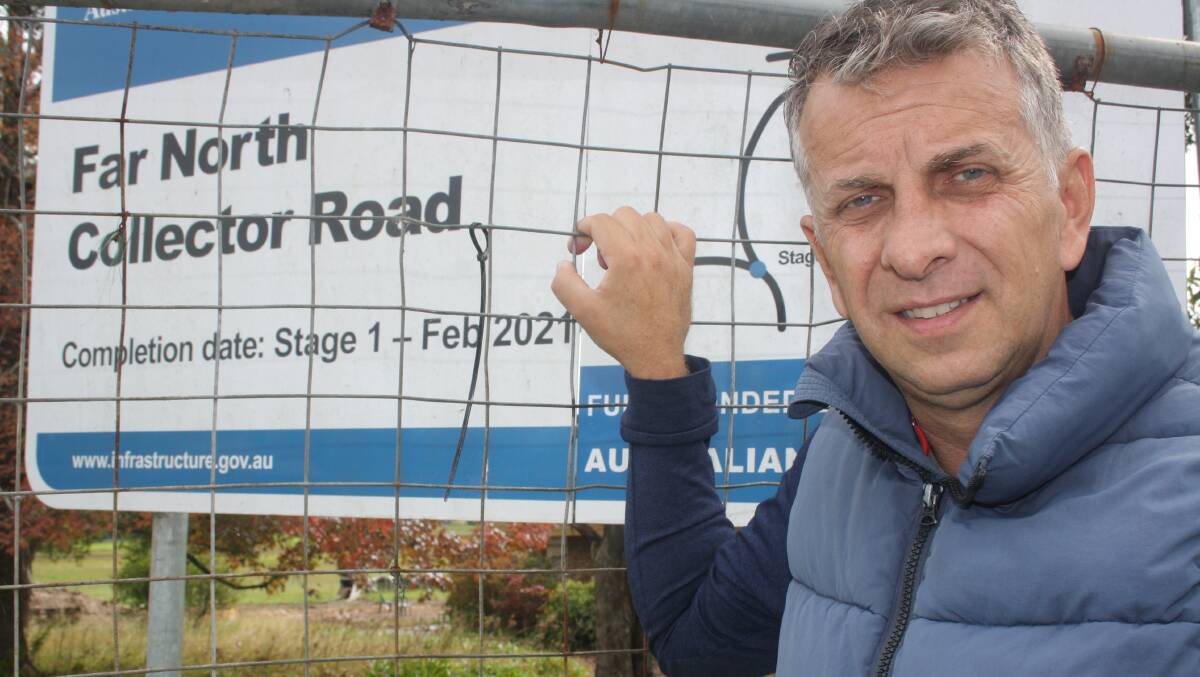Liberal candidate for Gilmore, Andrew Constance, wants to Federal Government to announce an opening date for the Far North Collector Road, originally scheduled for completion in February 2021. Picture by Glenn Ellard.