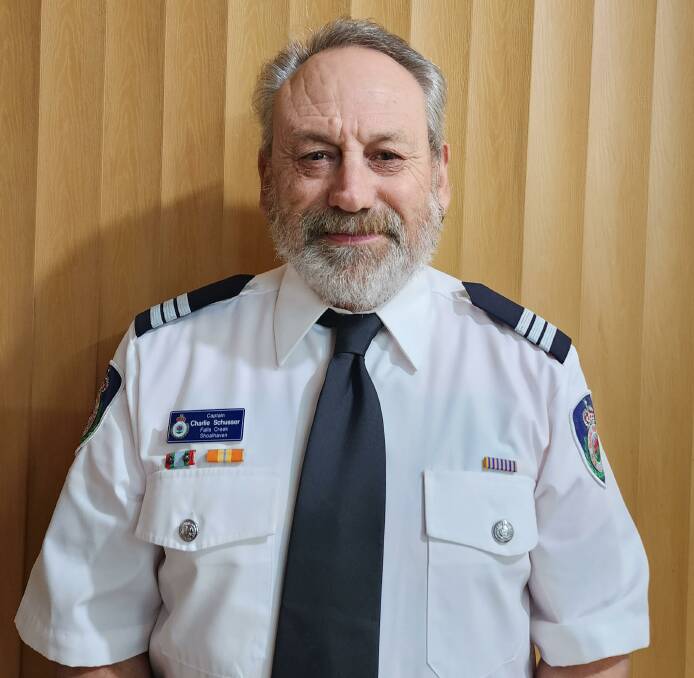 Charlie Schusser of Falls Creek has been awarded the Australia Fire Service Medal. Picture supplied.