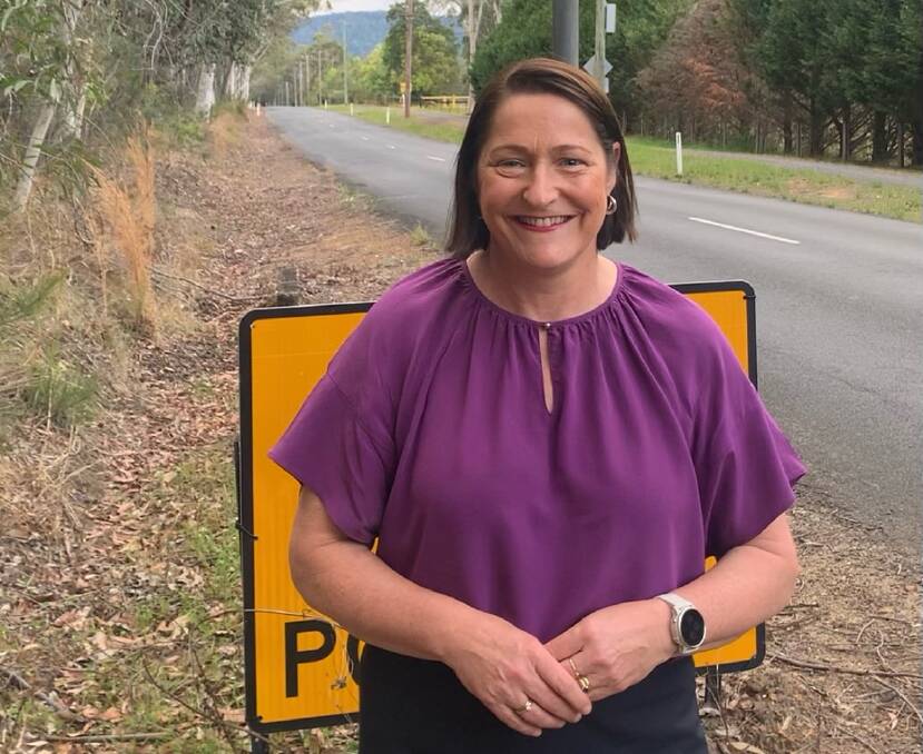Federal Member for Gilmore, Fiona Phillips, has welcomed funding to upgrade a section of Illaroo Road in North Nowra. Picture supplied.