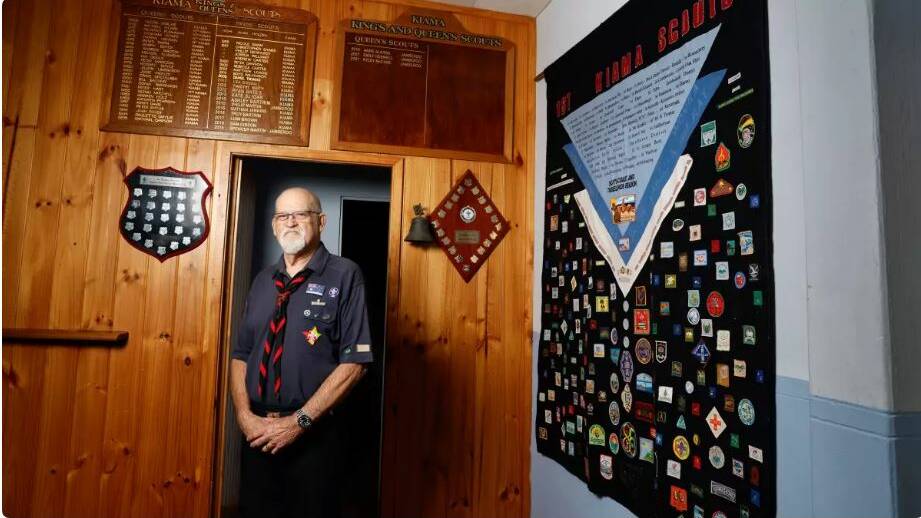 Greg Crofts OAM, at Kiama Scout Hall. Picture by Anna Warr.
