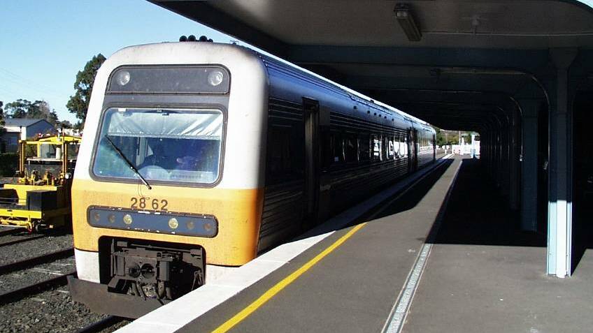 Trains have been replaced by buses between Bomaderry and Kiama today. File photo.
