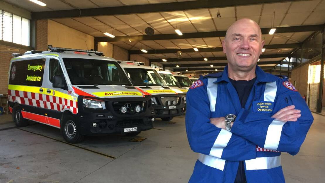 Jason Watson is set to leave the NSW Ambulance Service after 43 years. File photo.