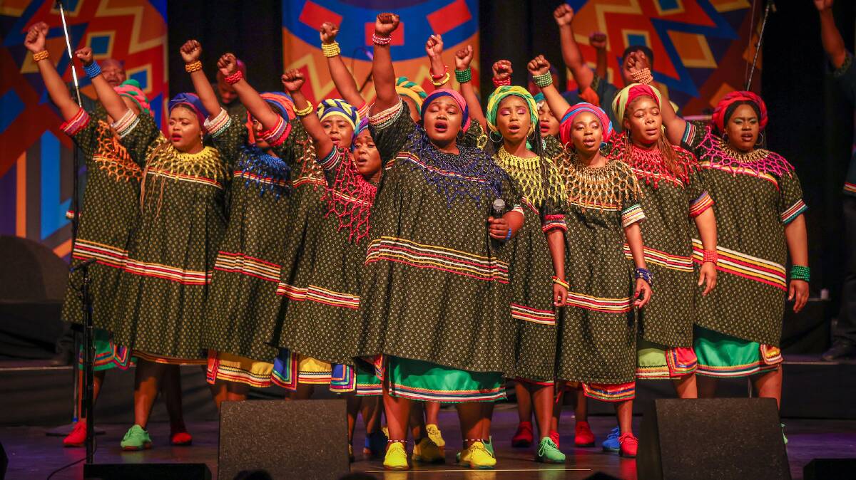 The Grammy award-winning Soweto Choir is bringing its Hope tour to Nowra in October. Image supplied.