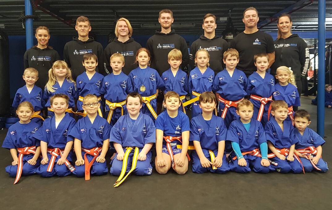 TOP OF THEIR CLASS: Southern Fitness and Martial Arts Centre Bomaderry's ninjas - beginners after their recent term two grading.