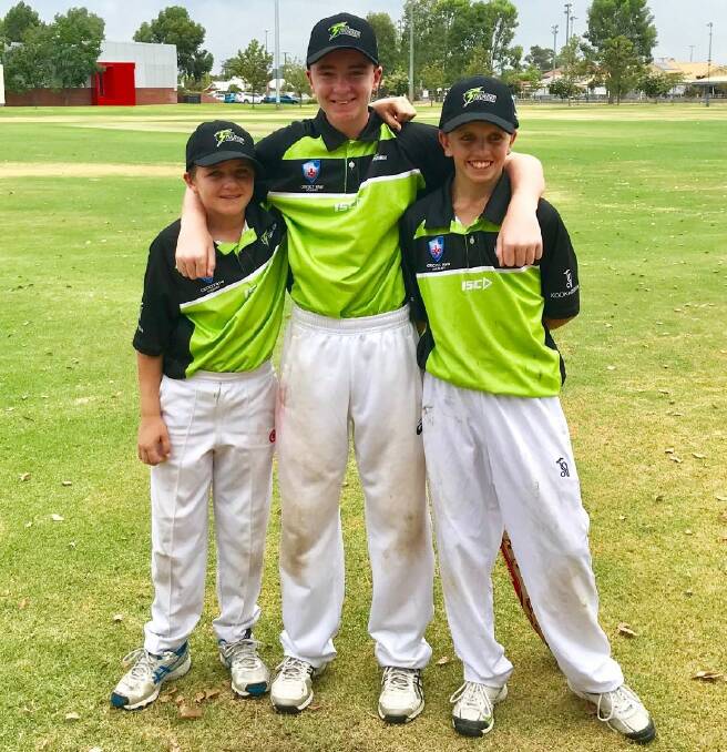 BIG FUTURES: Drew Ramsden (Ulladulla United), Lachlan Malcolm (Batemans Bay) and Alec Dobson (Berry-Shoalhaven Heads). Photo: ANDREW MALCOLM
