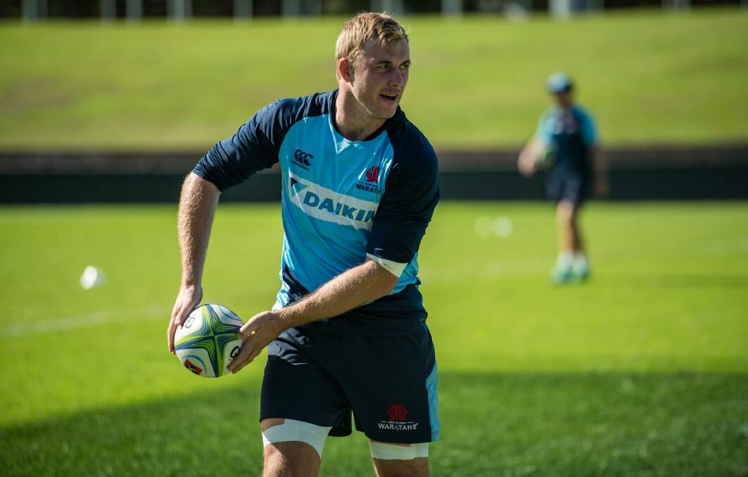 Will Miller trains with the Waratahs. Photo: NSW RUGBY