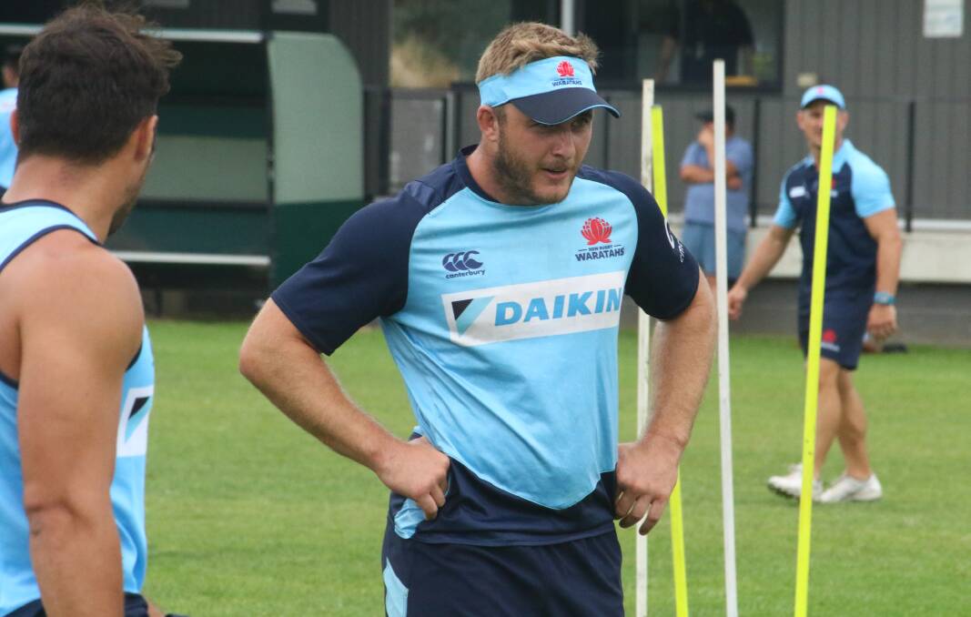 Will Miller trains with the NSW Waratahs. Photo: JAMIE CONROY
