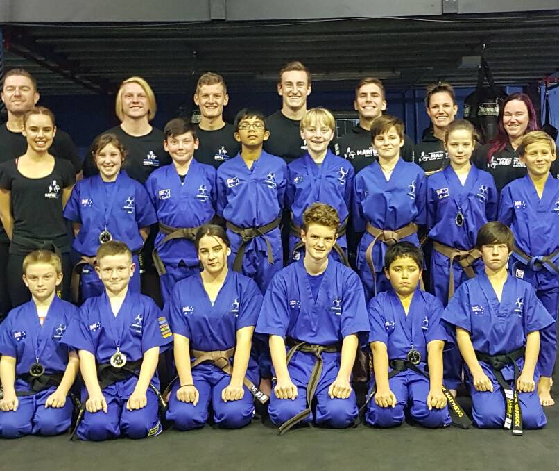 TEAM: Southern Fitness and Martial Arts Centre Bomaderry and Ulladulla's JKD advanced class following their gradings.