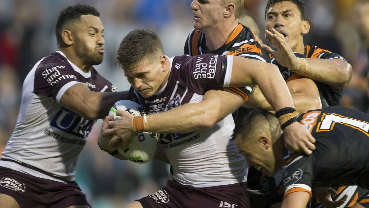 Reuben Garrick suffers loss in NRL debut with Manly ...