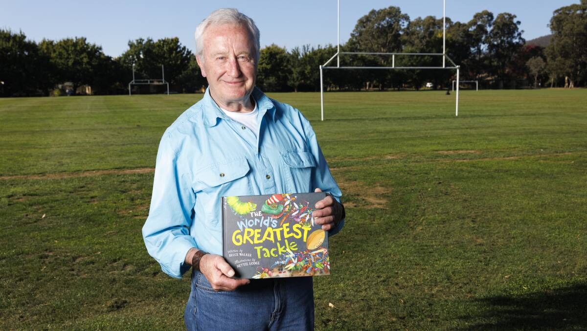 Bruce Walker is a local rugby stalwart who has written a children's book with a surprise ending. Picture by Keegan Carroll