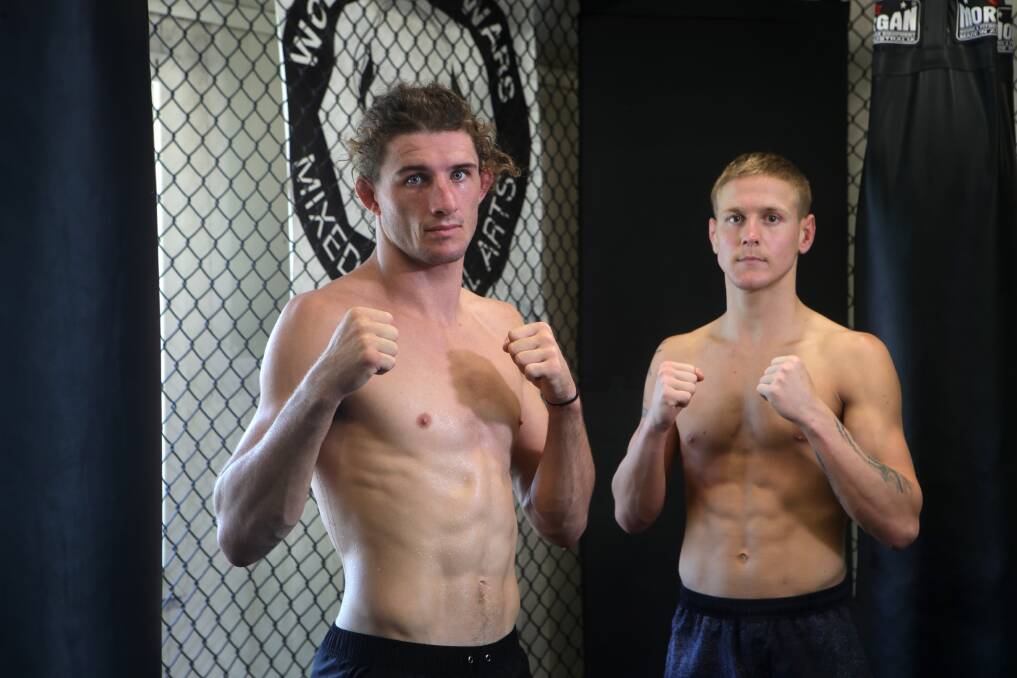 Freestyle MMA's Jarret Wilbraham and Colby Thicknesse will step into the cage in Melbourne on Friday night. Picture by Sylvia Liber