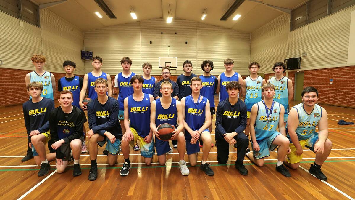  Bulli High School basketball team that won the NSW Combined High Schools State Championships in Sutherland. Picture by Robert Peet