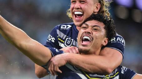 North Queensland have moved into the top eight with a win over fellow finals hopefuls Cronulla. Photo: Scott Radford-Chisholm/AAP PHOTOS