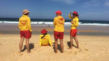 Surf lifesavers at the beach. File picture 