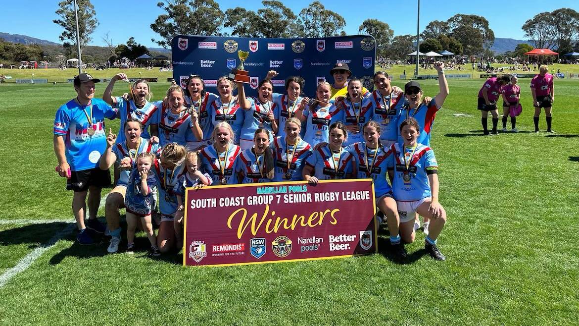 Milton Ulladulla Rugby League Club's women's open tackle grand final win. Picture supplied
