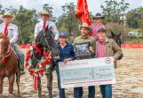 The Ringers Western Gold Buckle Campdraft Championship presentation. Picture Ropes N Spurs Photography.